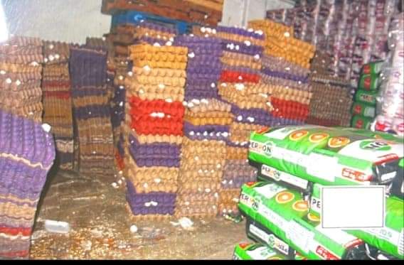 Aseguran toneladas de huevo a crimen en Valle de&nbsp;Toluca