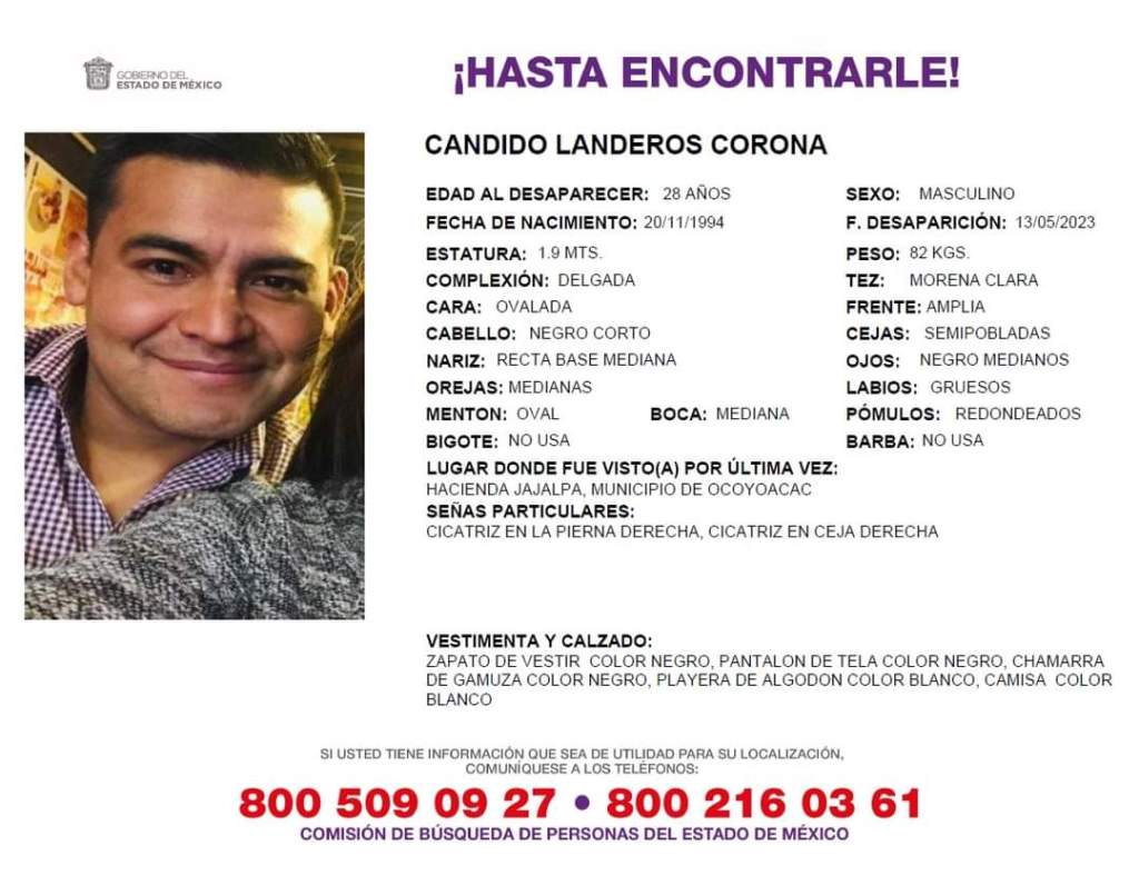 Localizan sin vida a mesero desaparecido en&nbsp;Ocoyoacac