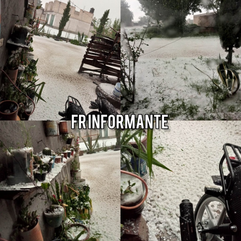 VIDEO: Granizada cubre de blanco norte de&nbsp;Toluca