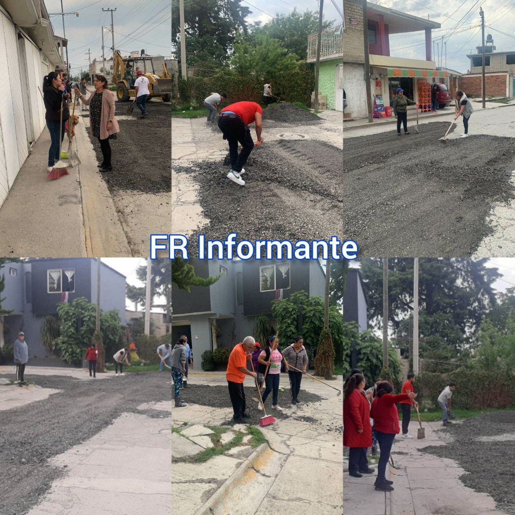 HISTORIAS: Vecinos se unen para tapar baches en su calle! Son de San Lorenzo Tepaltitlán&nbsp;#Toluca
