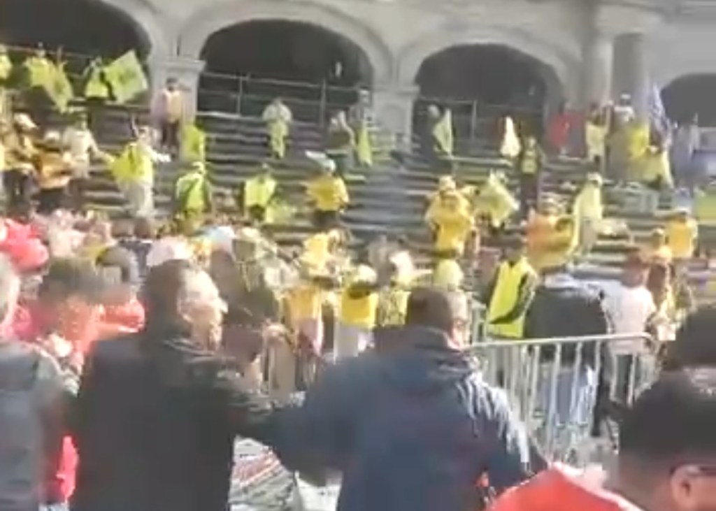 VIDEO: Campal entre militantes en cierre de campaña de Ale del Moral en&nbsp;Toluca