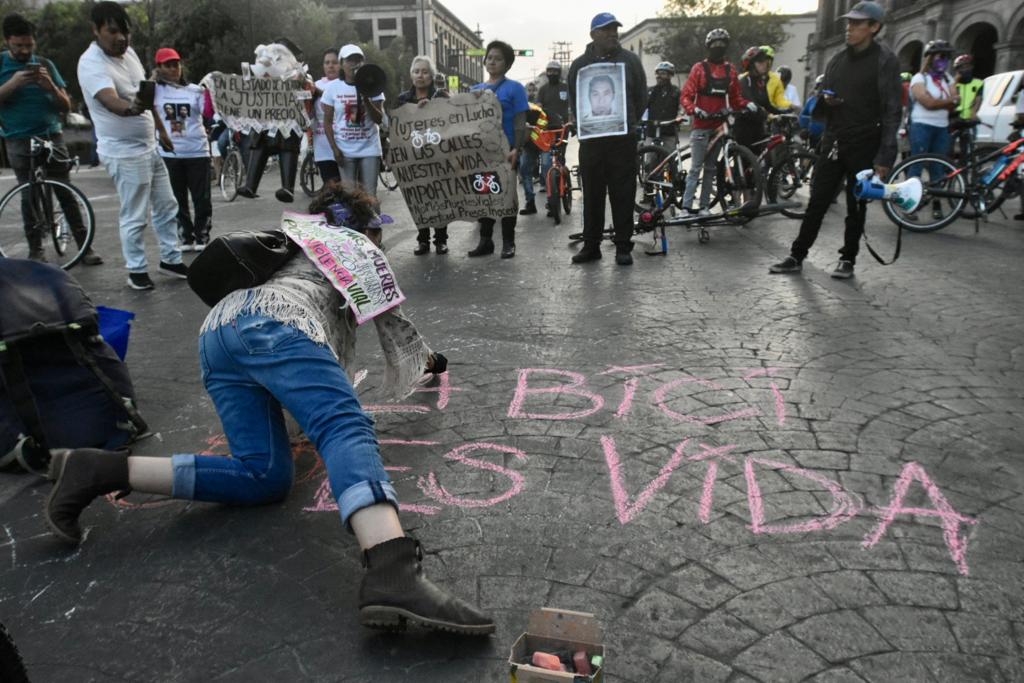 Protestan por muertes de ciclistas en&nbsp;Toluca