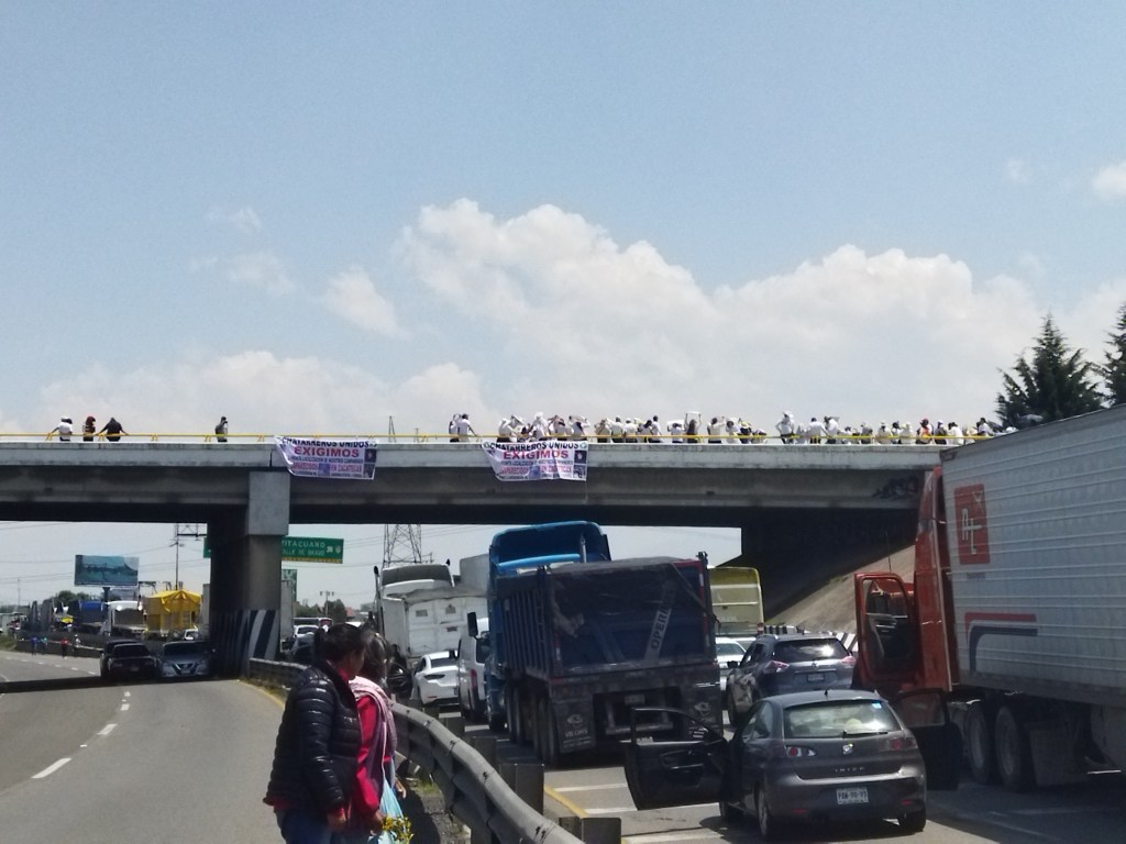Advierten con nuevo bloqueo en la Toluca-Atlacomulco este&nbsp;miércoles