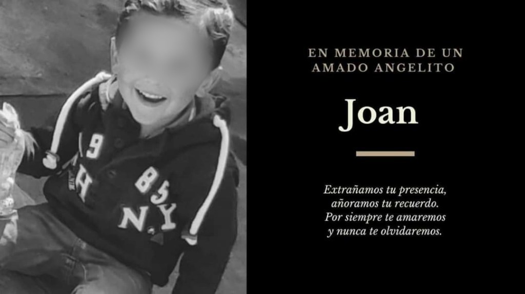 El pequeño Joan reportado desaparecido, fue hallado sin vida en&nbsp;Edomex