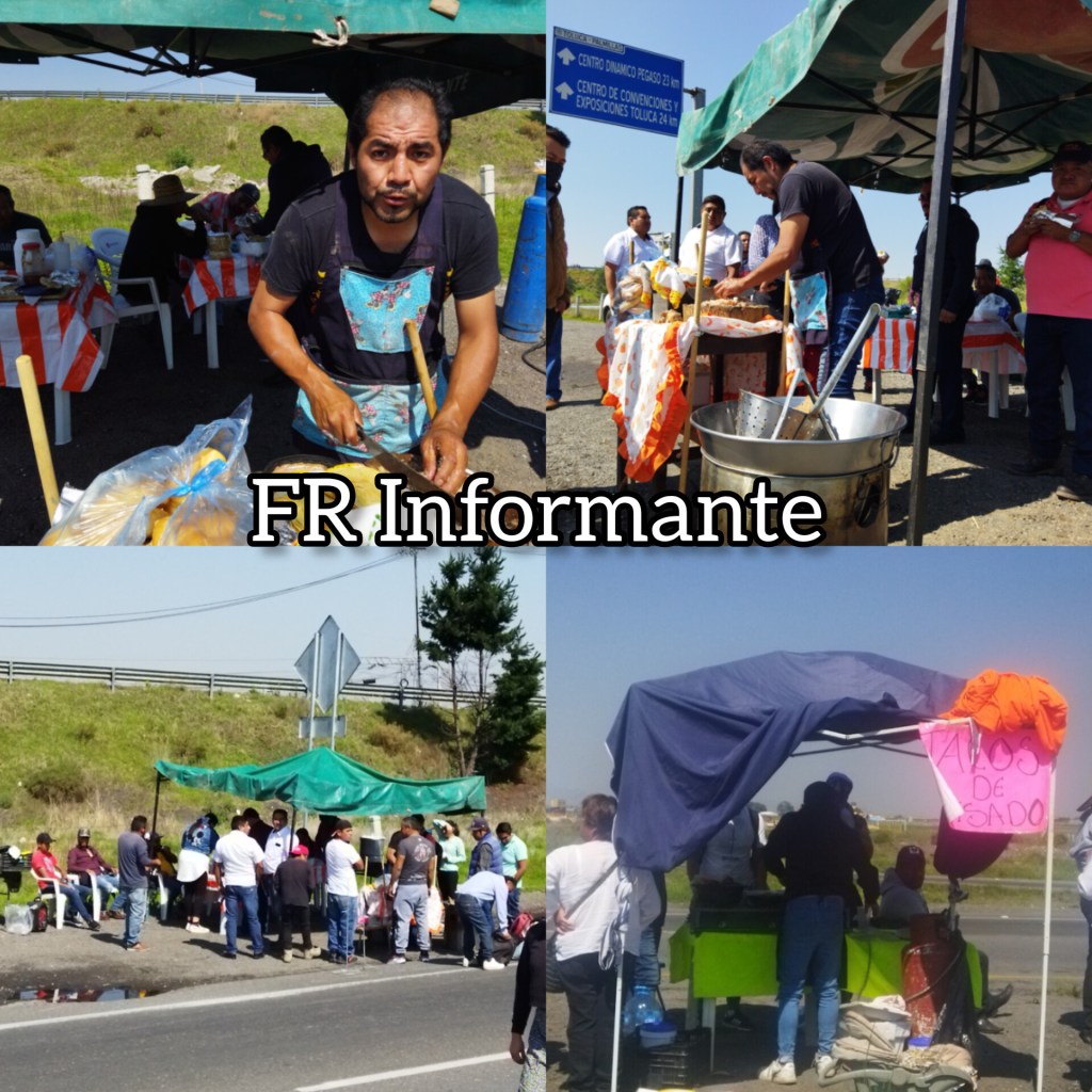 Vende carnitas en bloqueo y es todo un&nbsp;éxito