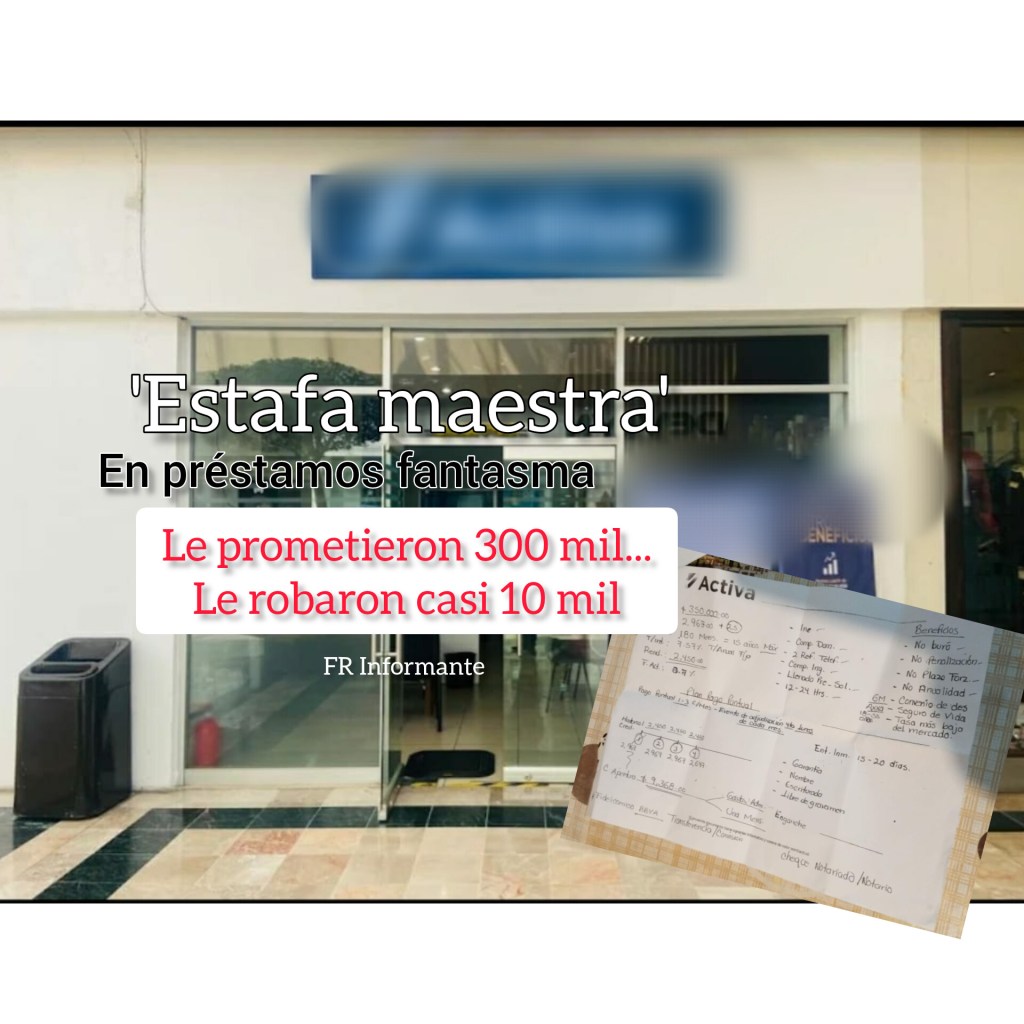 Le prometieron prestarle 300 mil; le robaron 10 mil en&nbsp;financiera