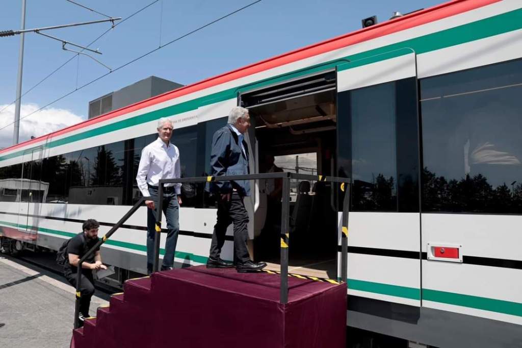 AMLO visita obras del Tren&nbsp;México-Toluca
