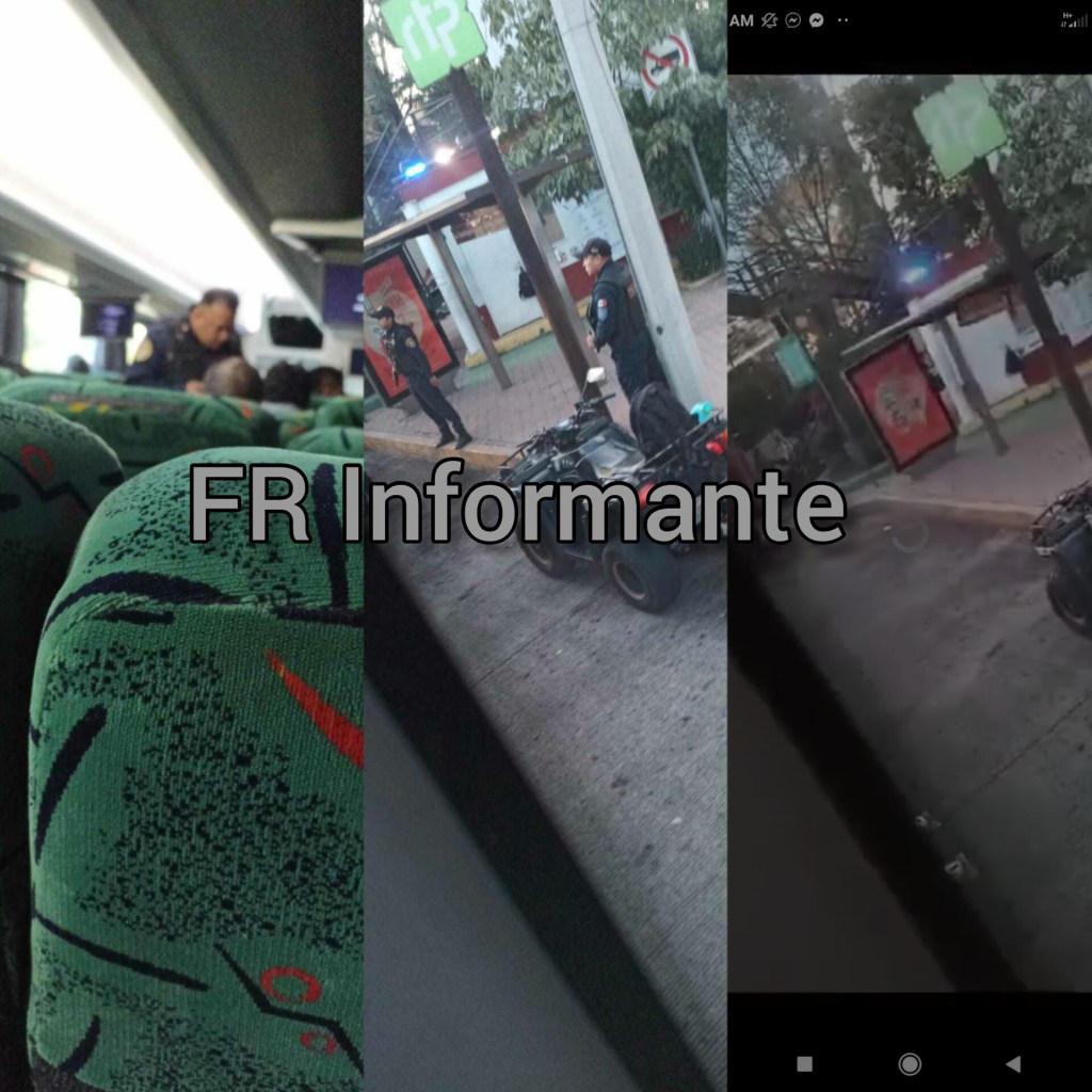 Terrible: Sujeto agrede a pasajero y policía a bordo de autobús Flecha&nbsp;Roja