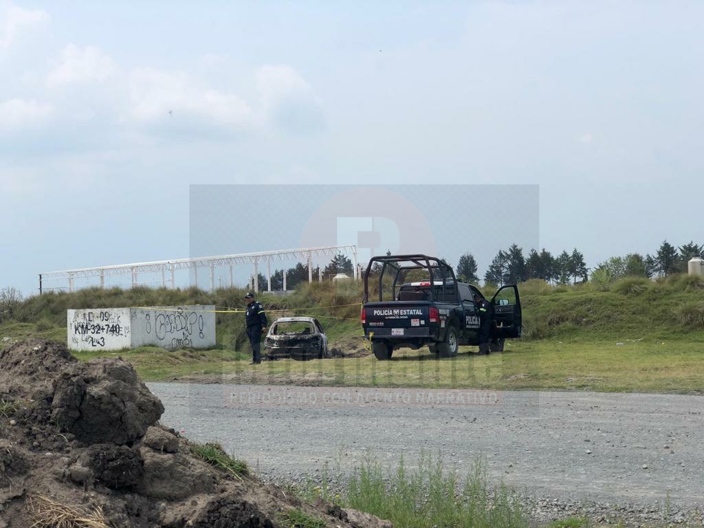 Cuarto hallazgo: dejan auto calcinado en&nbsp;Toluca