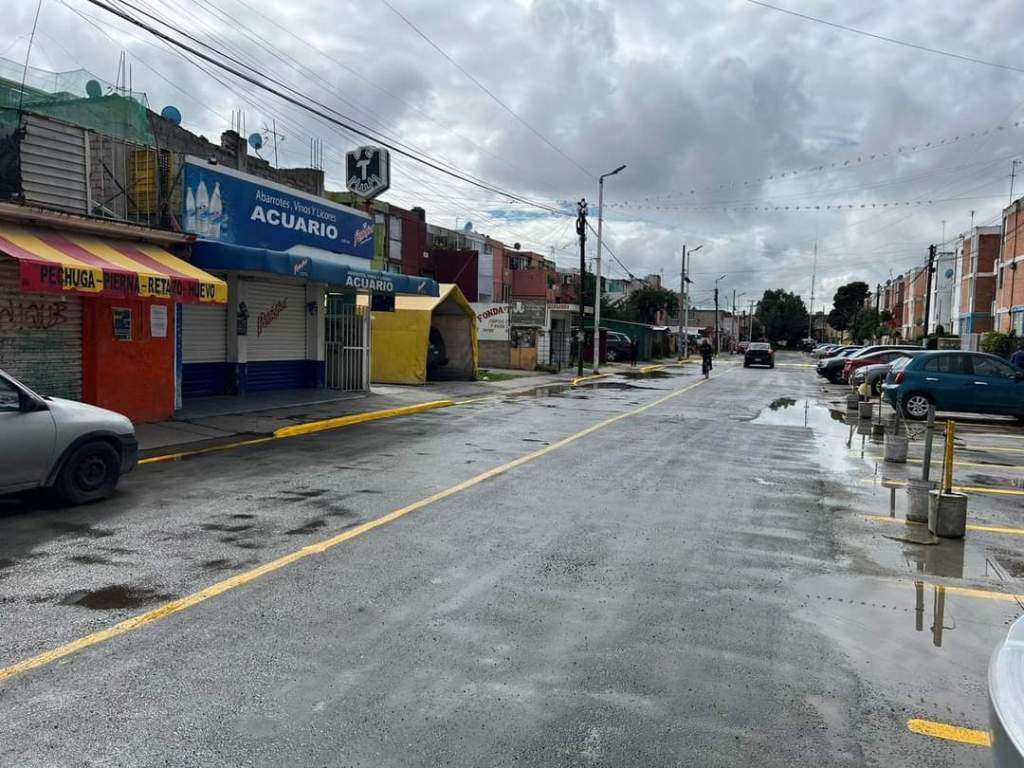 FR #Entérate: Rehabilitan la calle Echegaray en #Metepec; estaba llena de&nbsp;baches