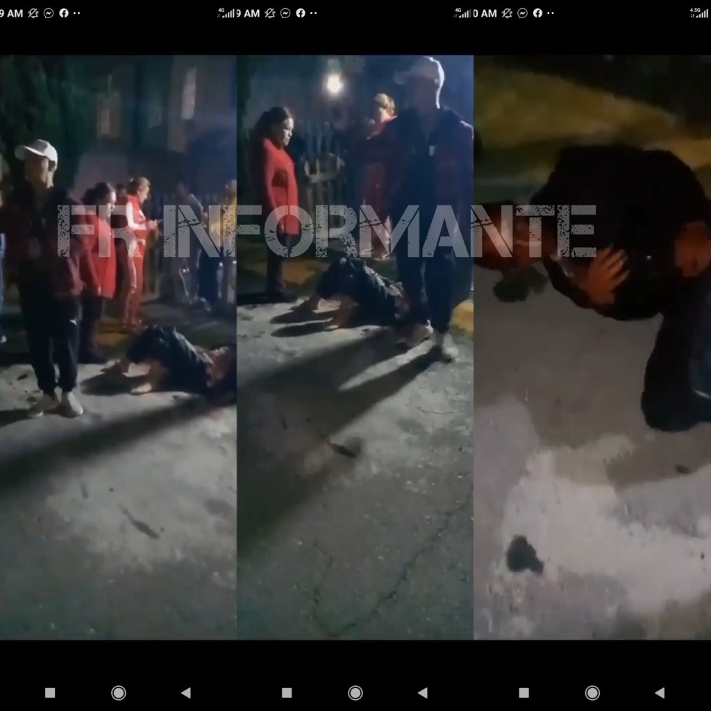 Brutal golpiza a presunto violador en zona norte de&nbsp;#Toluca