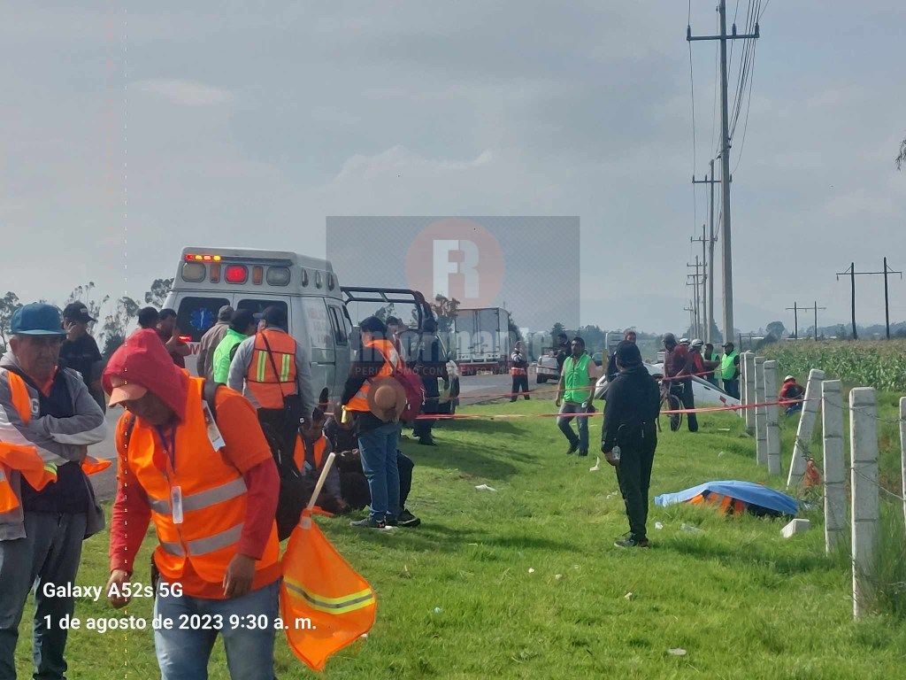 Tragedia: Taxi atropella a peregrinos de la Central de Abastos; falleció&nbsp;uno