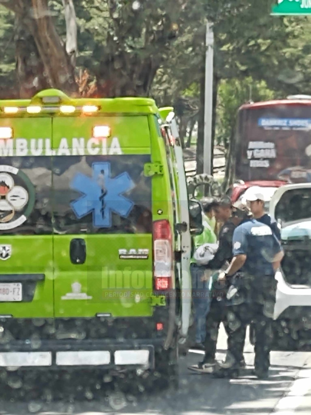 Bebé resulta lesionado en&nbsp;choque