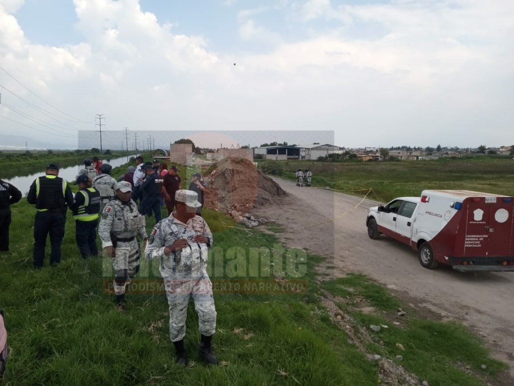 FR #Urgente: Mamás buscadoras localizan un cuerpo sin vida en el río Lerma en el municipio de&nbsp;#Xonacatlán