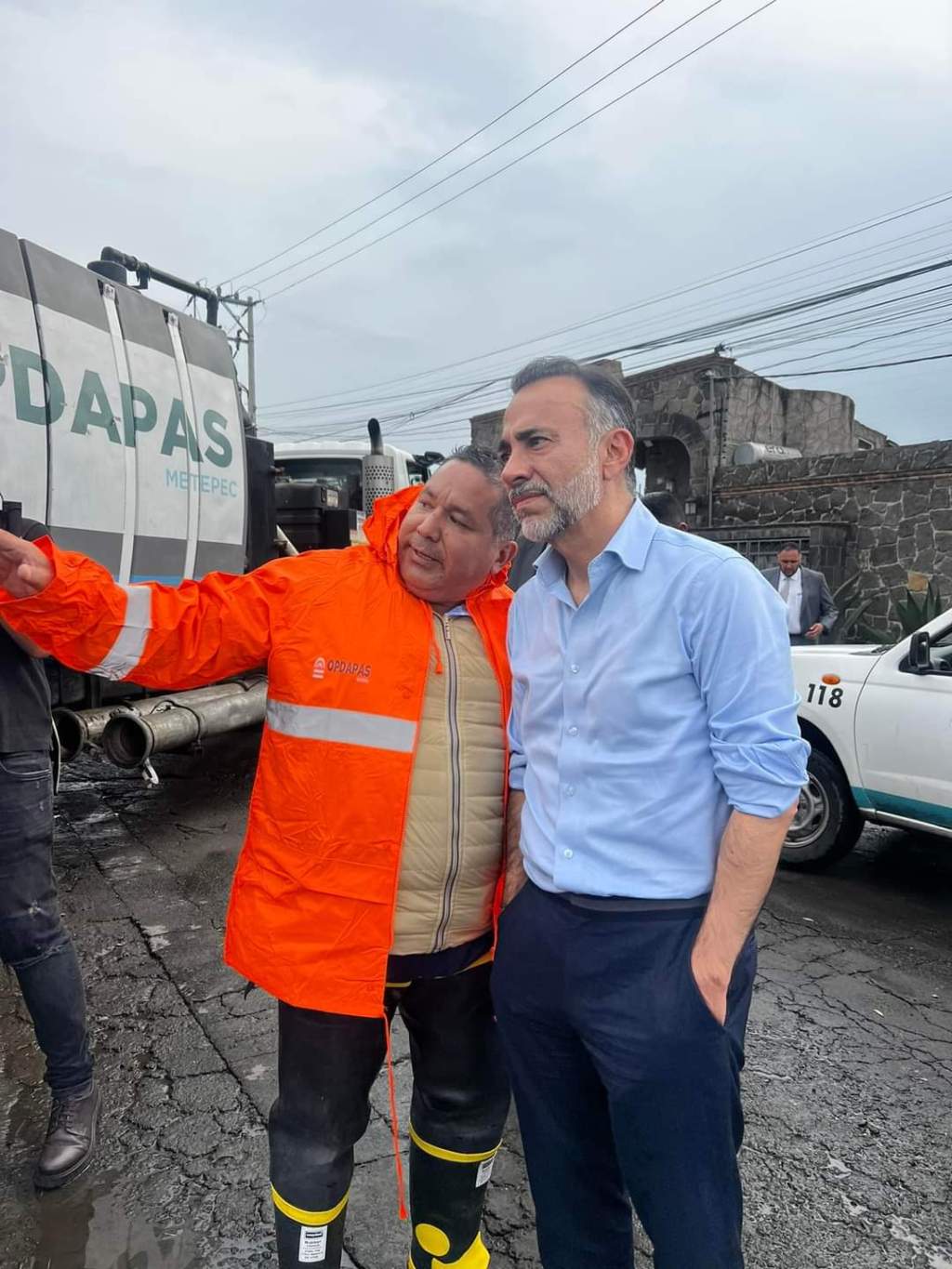 Atiende alcalde de Metepec&nbsp;inundaciones