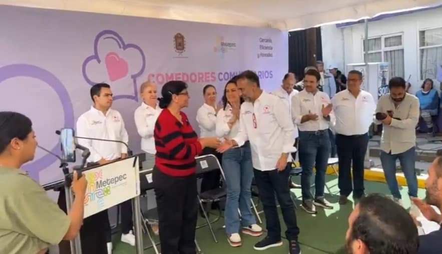 Habitantes de San Miguel Totocuitlapilco reciben el primer Comedor&nbsp;Comunitario