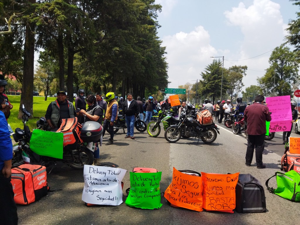 Repartidores de plataforma ya no pueden contra&nbsp;ladrones