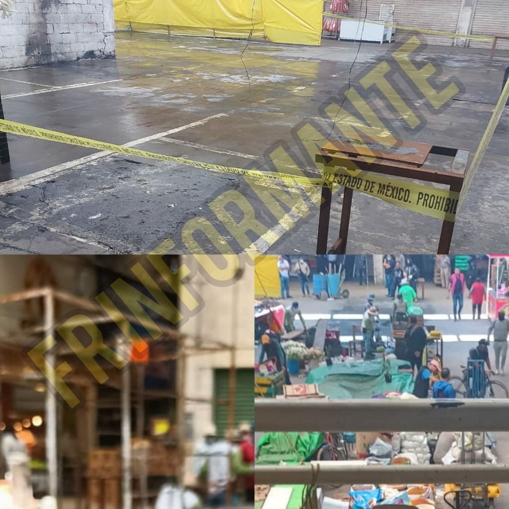 Desalojan zona de tragedia de la Central de Abastos de&nbsp;Toluca