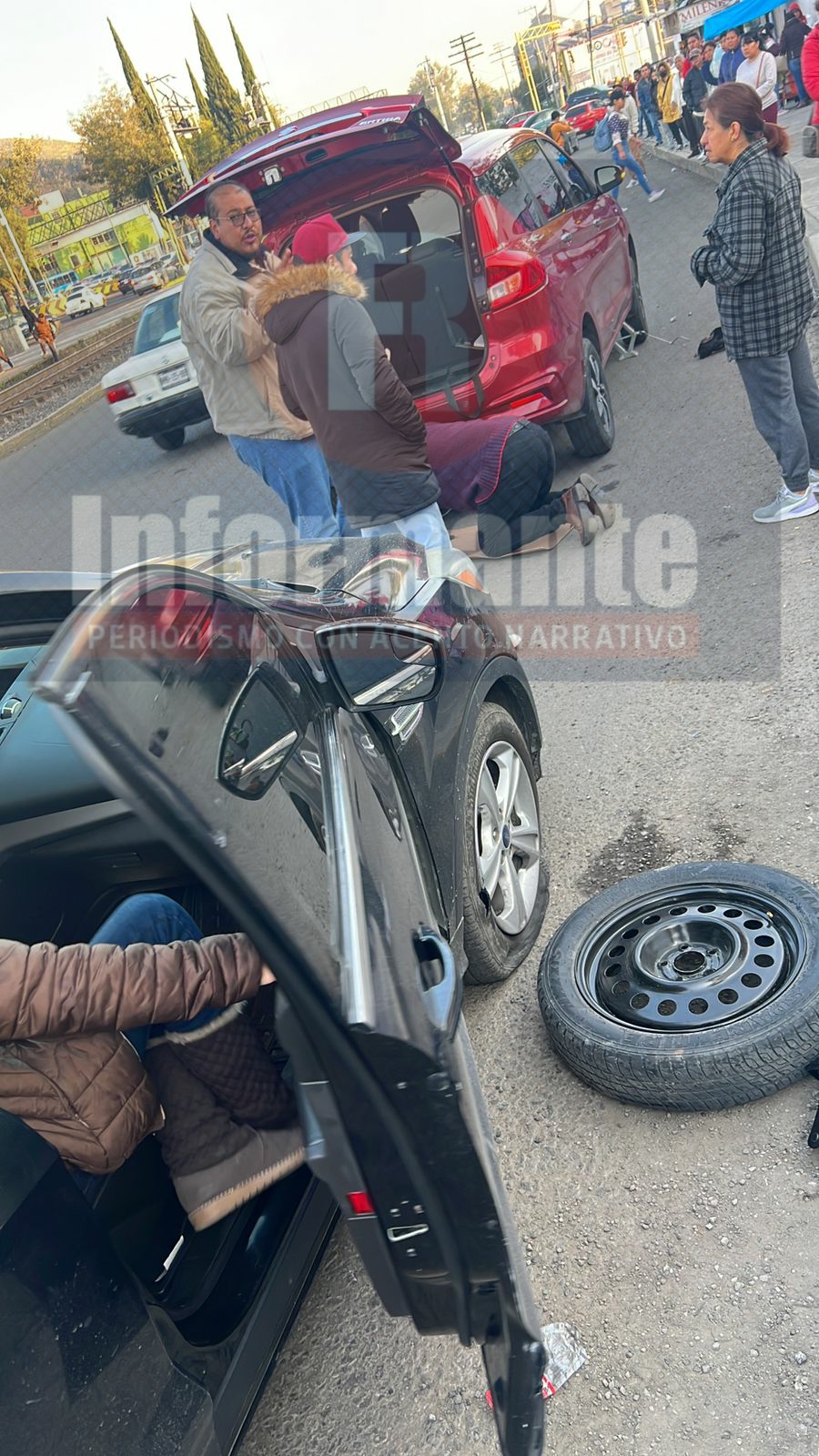 Aguas con las vías de La Maquinita!! Están tan filosas que pinchan&nbsp;llantas