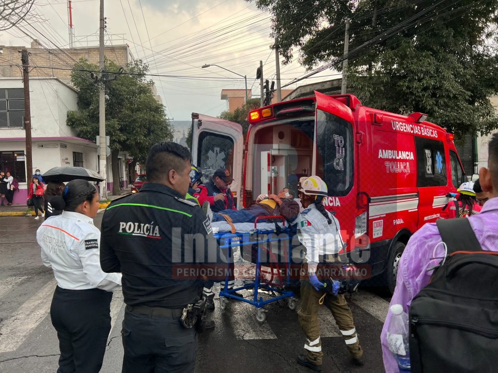 Atropellan a abuelito en el centro de&nbsp;Toluca