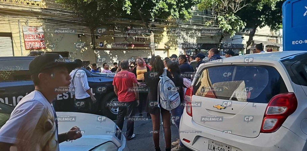 Se arma riña por detención de presunto extorsionador en el centro de&nbsp;#Toluca