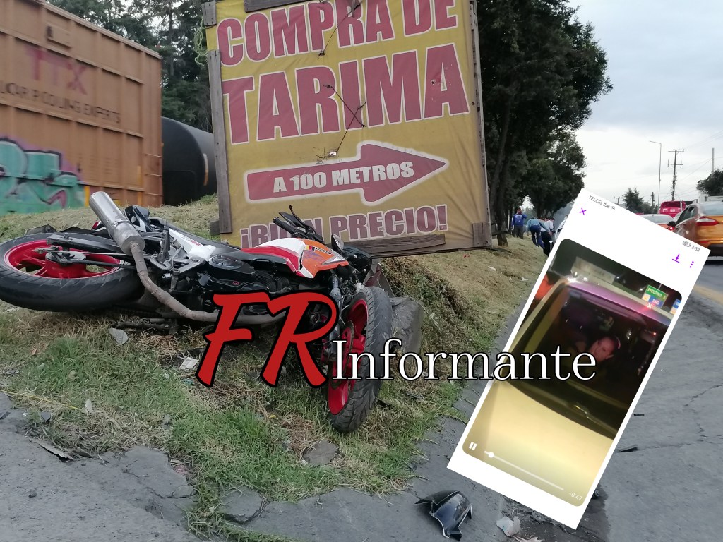 No sobrevivió la joven que fue atropellada en su moto en la Toluca-Palmillas: ella&nbsp;murió