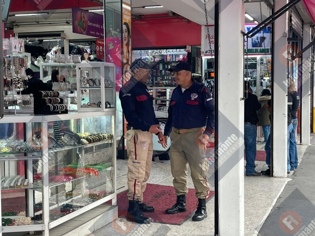 Guardias privados son golpeados pero evitaron asalto en Plaza de la Mujer en centro de&nbsp;#Toluca
