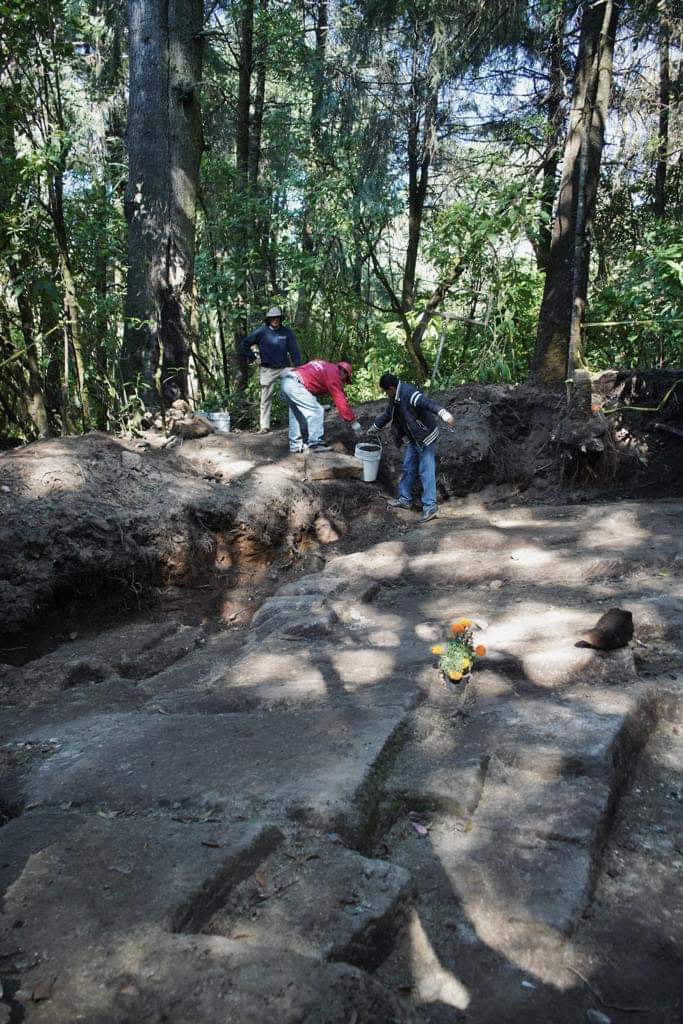 Descubren zona arqueológica con restos prehispánicos en&nbsp;#Lerma