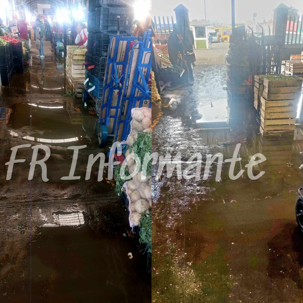 ‘¡Cochinero!’ en la Central de Abastos de #Toluca; puestos nadan entre aguas de&nbsp;drenaje