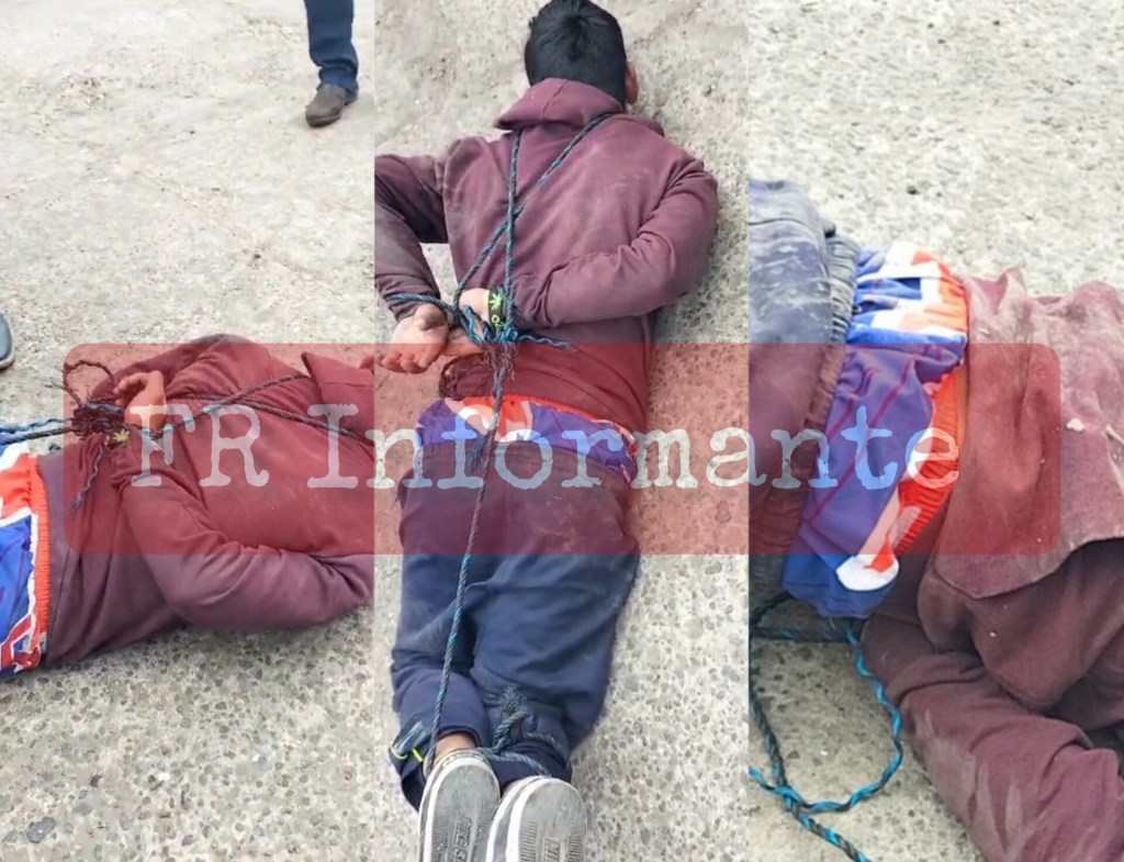 Lo amarraron como chencho… Por corretear a jovencita y acosarla en&nbsp;Otzacatipan