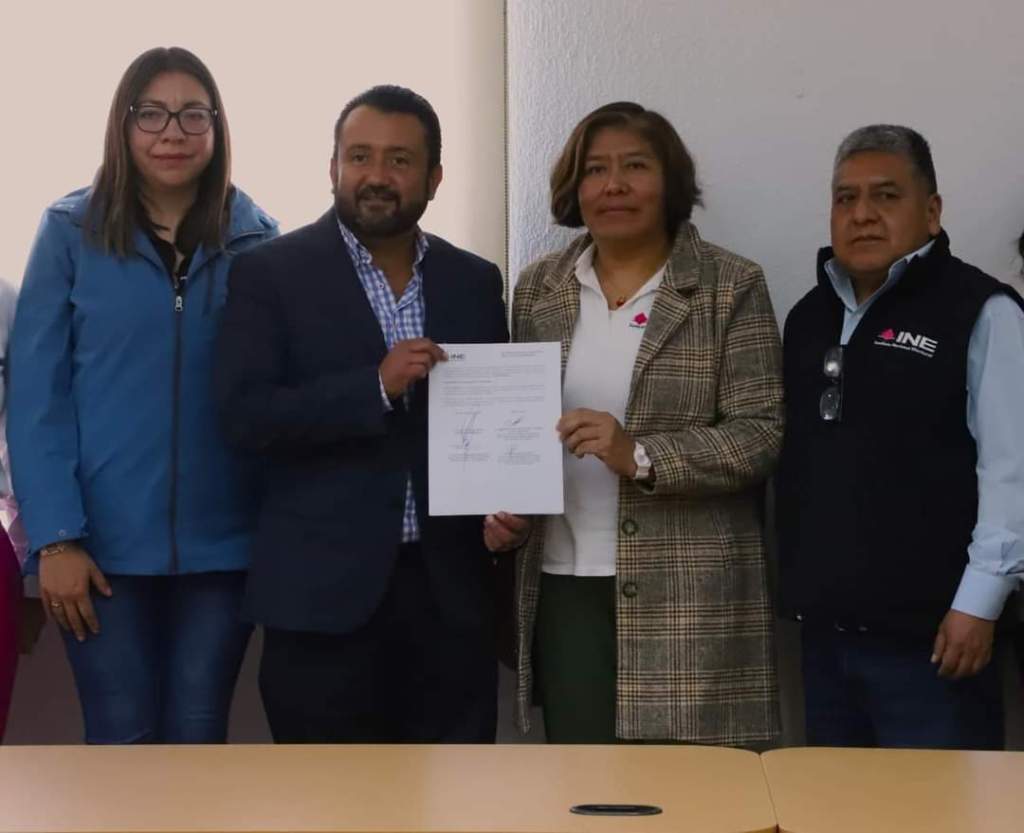 Firman acuerdo #Cuautitlán y el INE para garantizar&nbsp;democracia