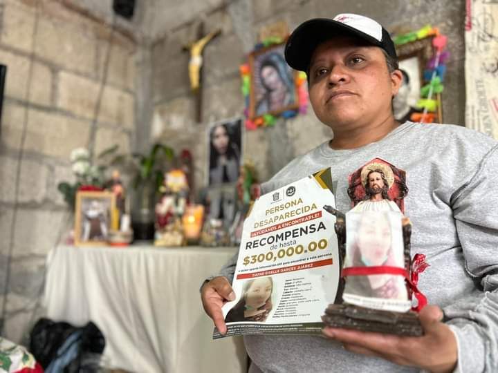 ‘A veces me pongo frente al altar y le digo a mi hija que ya regrese’; Dafne, la ausencia y la de otras 25 mil desapariciones en&nbsp;Edomex