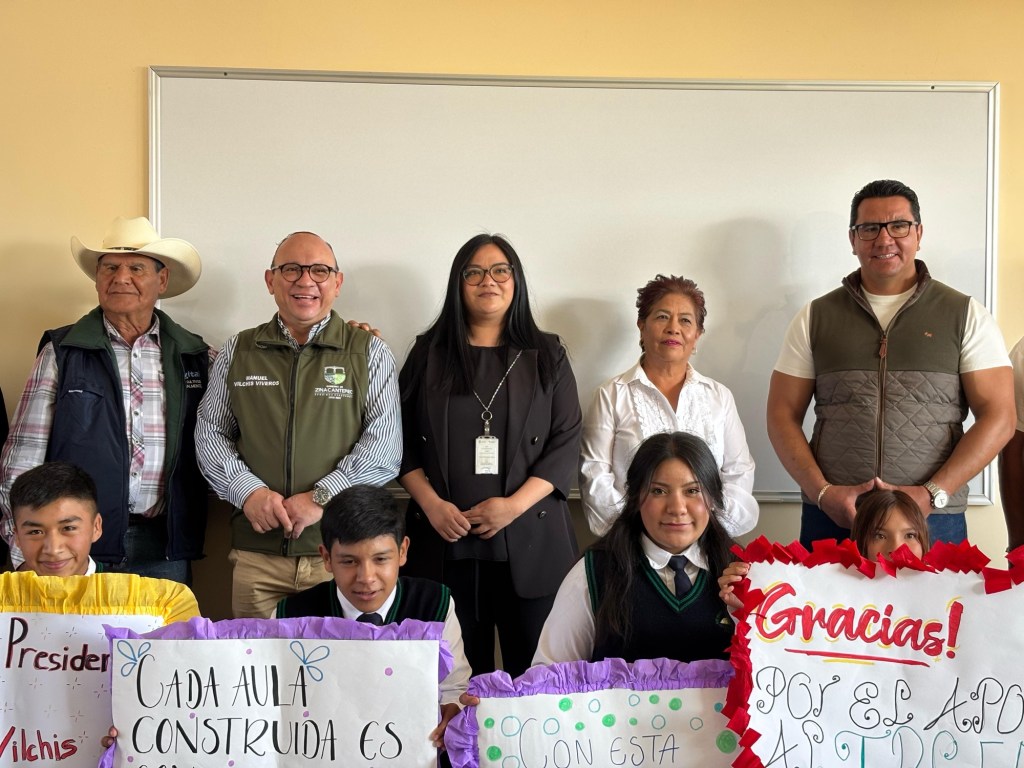 Construyen aulas para alumnos de Telebachillerato en&nbsp;Zinacantepec
