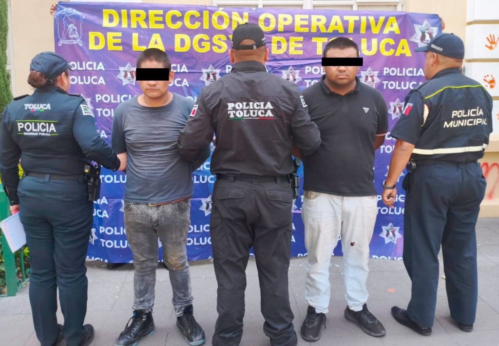 Detiene Policía de #Toluca a cinco sujetos, recupera vehículos y autopartes&nbsp;robadas
