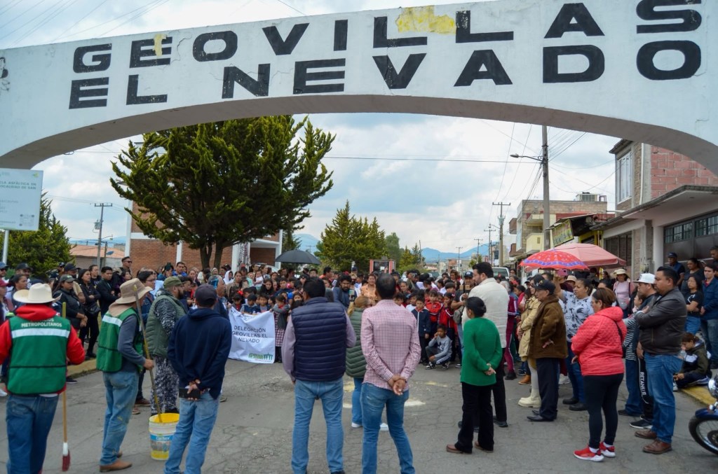 Comienza la rehabilitación de Geovillas el Nevado en #AlmoloyaDeJuarez