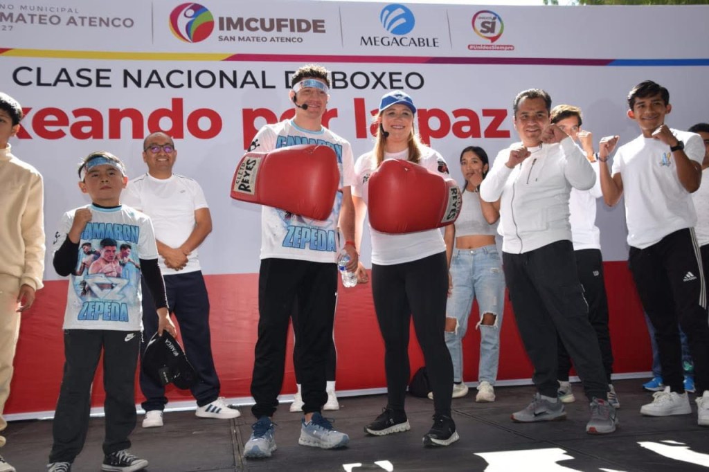 Galería: #SanMateoAtenco se sumó a la clase nacional de boxeo “Boxeando por La Paz” con más de 2 mil&nbsp;asistentes👇👇