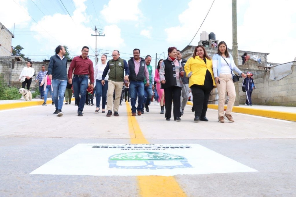 Entregan otra de las obras viales 2025 en&nbsp;#Zinacantepec