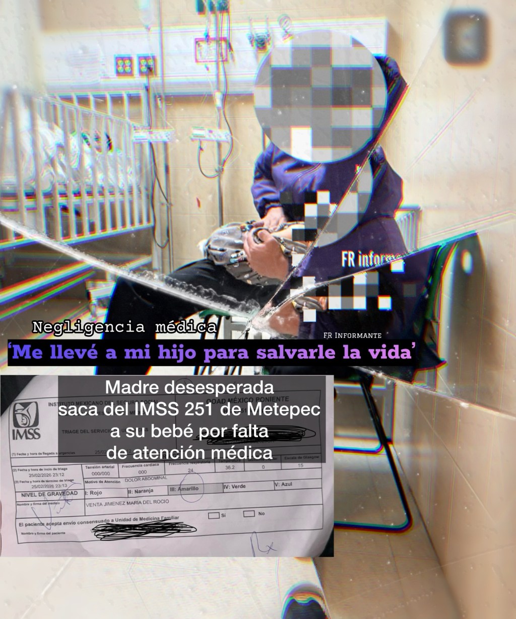 ‘Me llevé a mi hijo para salvarle la vida’; madre desesperada sacó a su bebé del IMSS 251 de #Metepec tras esperar 12 horas sin atención&nbsp;médica