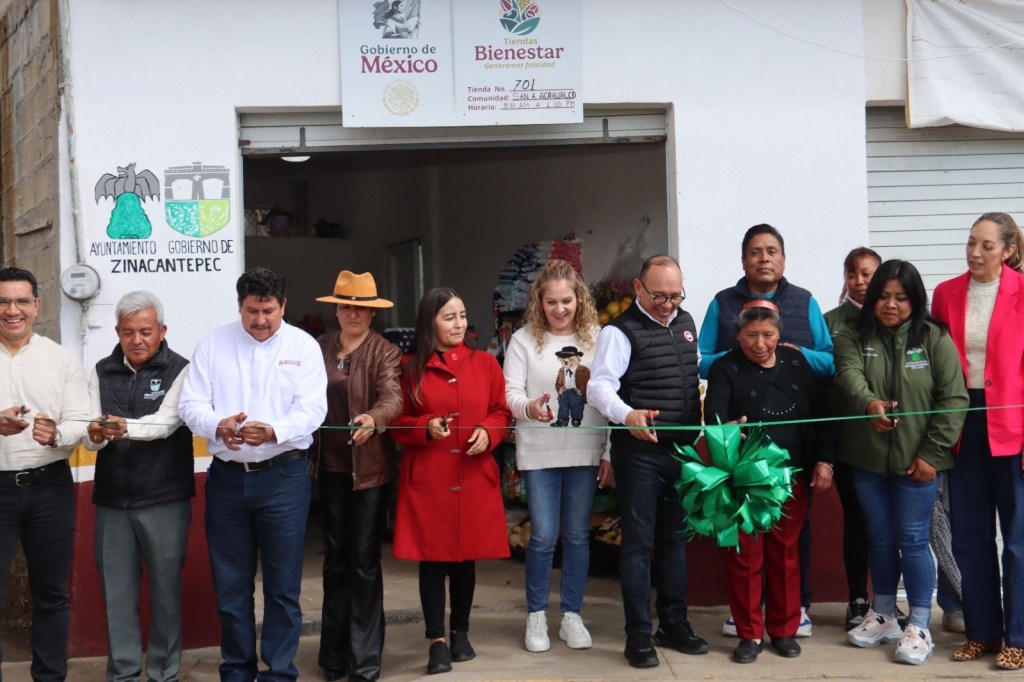 Zinacantepec cuenta con nueva tienda del Bienestar en San Antonio Acahualco