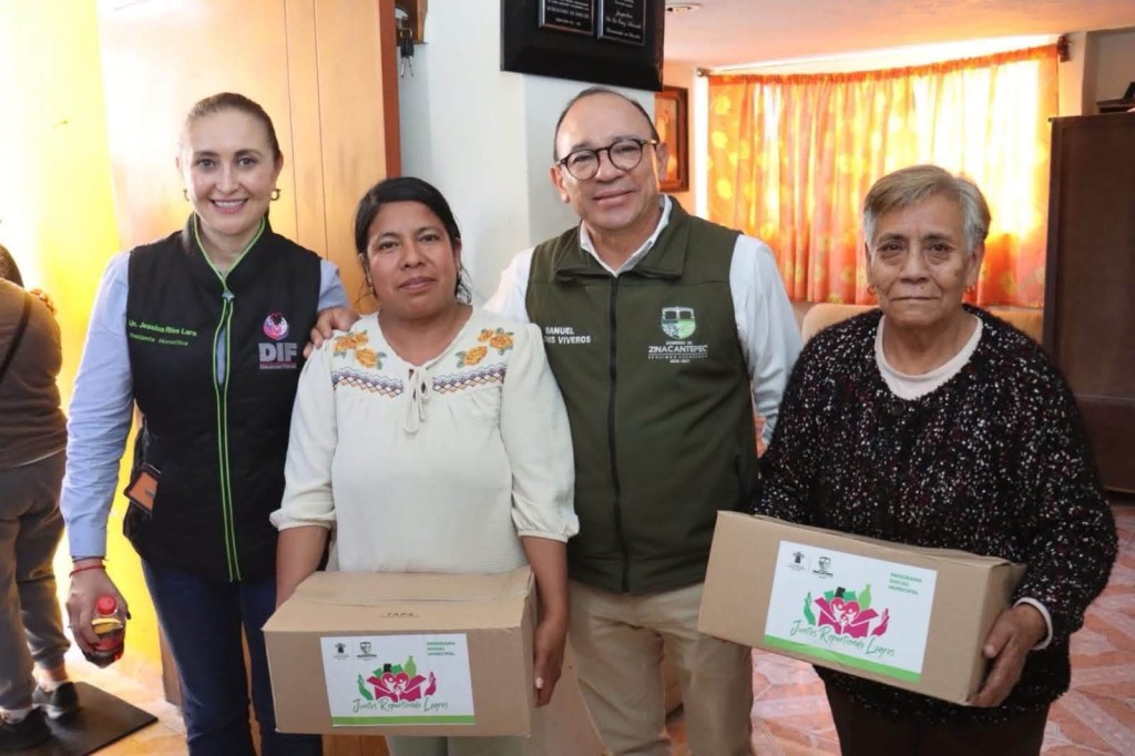 Avanzan recorridos por comunidades en #Zinacantepec con el programa ‘Juntos Repartiendo&nbsp;Logros’